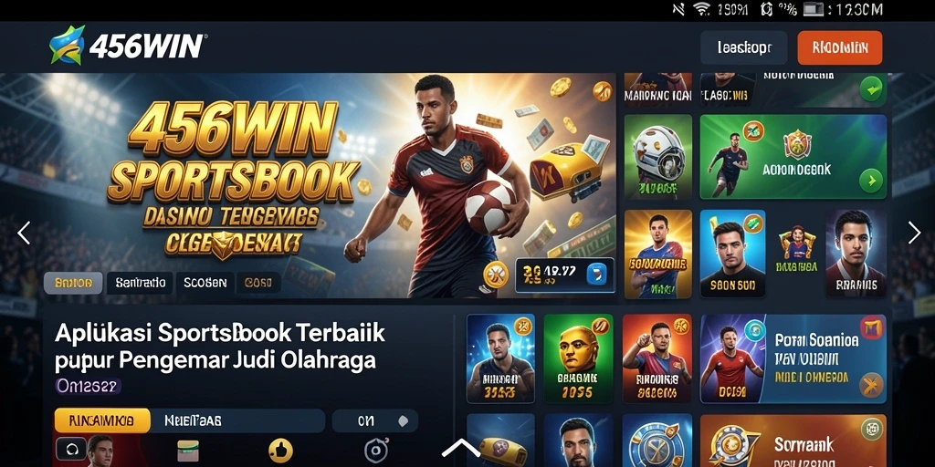 Tampilan utama gameplay Sportsbook 456WIN yang menarik.