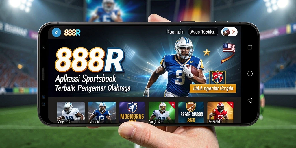 Tampilan gameplay menarik dari aplikasi Sportsbook 888R.