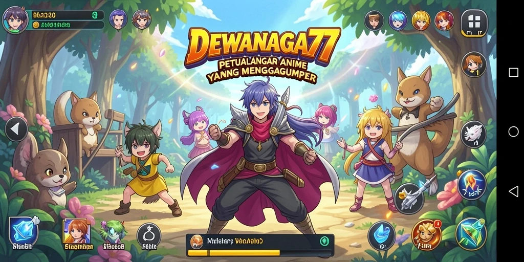 Gameplay seru di dunia anime yang fantastis.