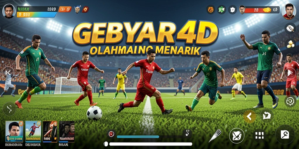Tampilan menarik dari gameplay GEBYAR4D yang penuh aksi.