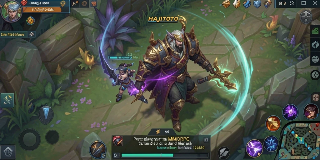Gameplay seru HAJITOTO dengan petualangan MMORPG yang mendebarkan.