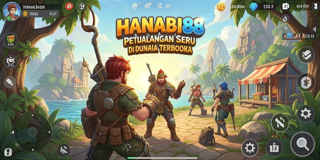 Gameplay menarik di dunia terbuka HANABI88.