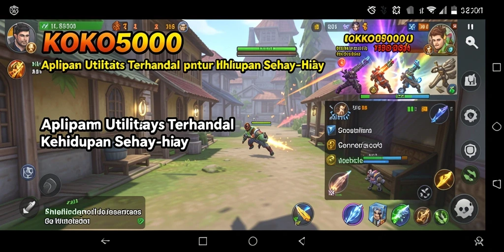 Tampilan utama KOKO5000 yang siap membantu pengaturan aktivitas sehari-hari.
