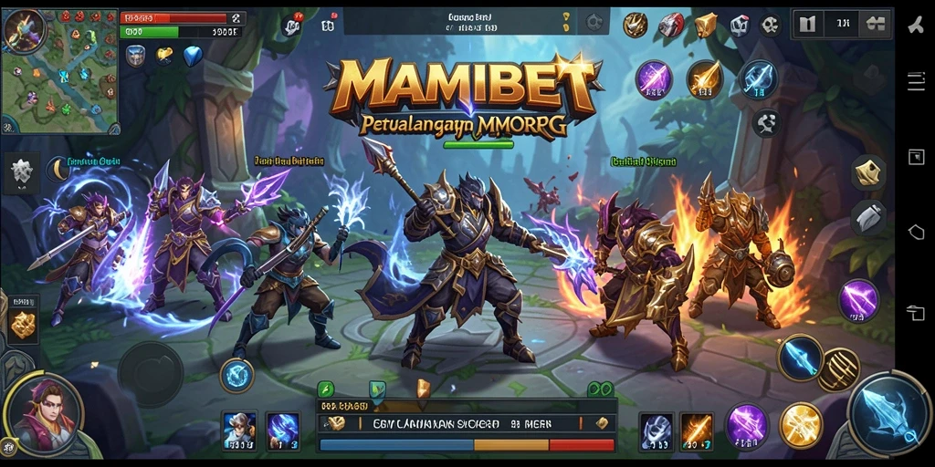 Tampilan gameplay MAMIBET yang menakjubkan dengan aksi seru.