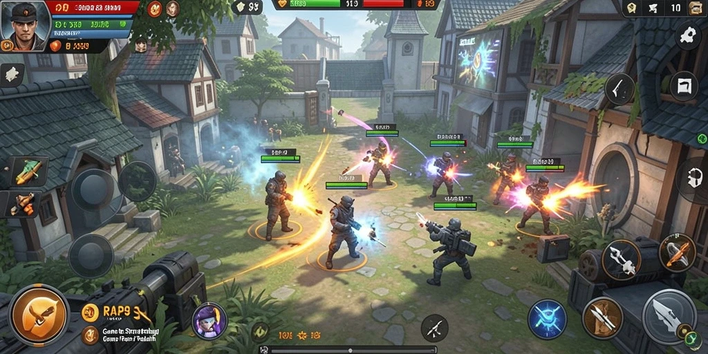 Tampilan gameplay yang memukau dari RAP89 dengan strategi yang kompleks.