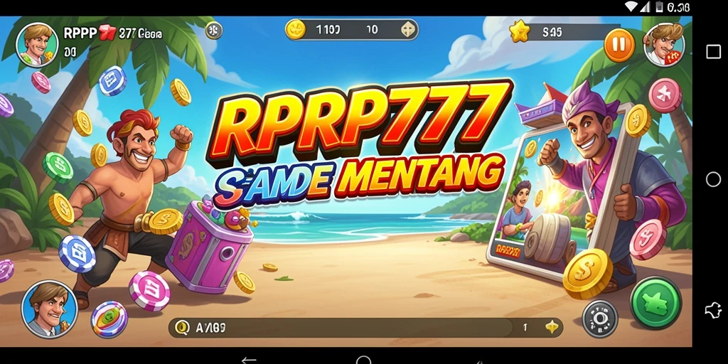Tampilan dinamis gameplay RPRP777 yang seru.