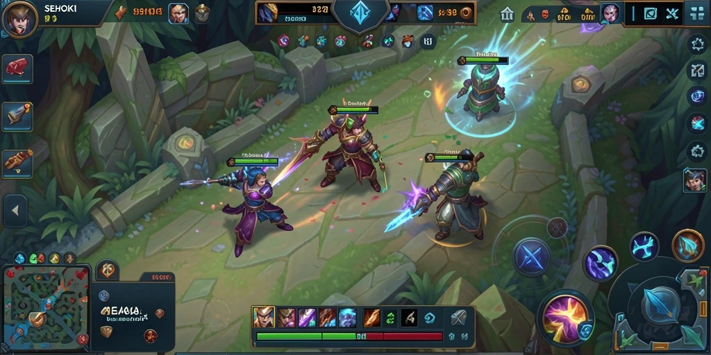 Tampilan gameplay menarik dan strategis dalam SEHOKI.