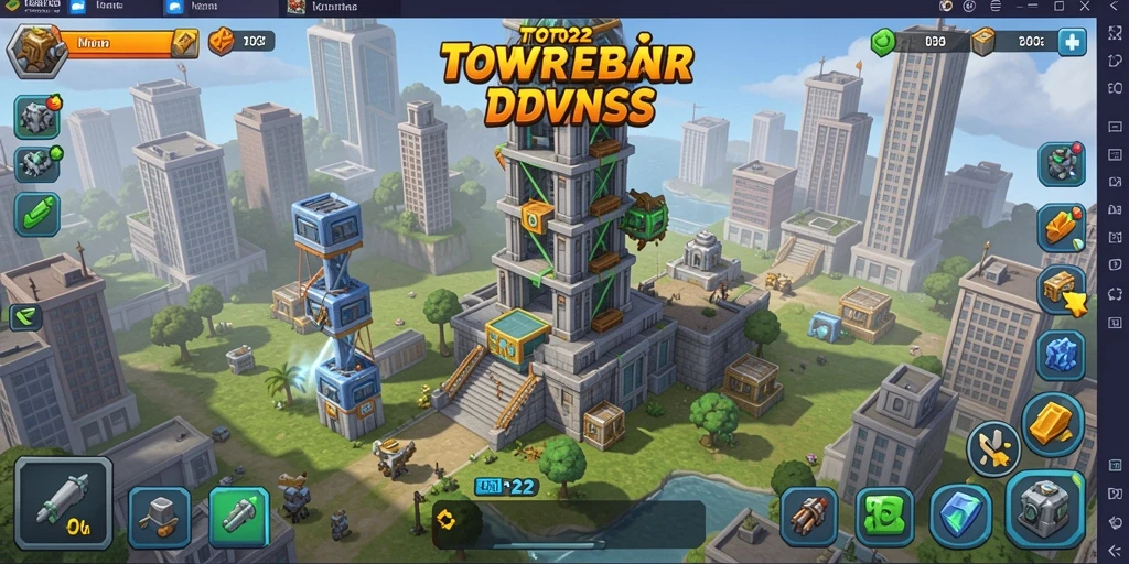 Tampilan gameplay menakjubkan dari TOTO22 dalam aksi Tower Defense.