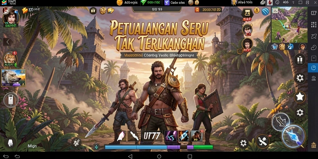 Gameplay menegangkan di dunia petualangan yang penuh misteri.