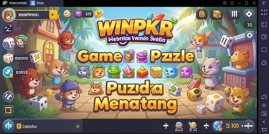 Gameplay seru WINPKR yang menampilkan berbagai teka-teki menarik.